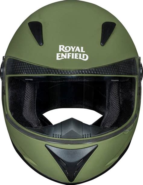 ROYAL ENFIELD Sun Down Full Face Helmet Battle Green M Motorbike Helmet ...