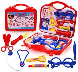 DRESSTOIMPRES Doctor Set 14 Pcs Kit For Kids (Pink) - Doctor Set 14 Pcs ...