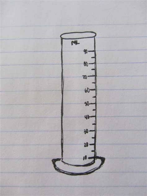 Graduated Cylinder Drawing at PaintingValley.com | Explore collection of Graduated Cylinder Drawing