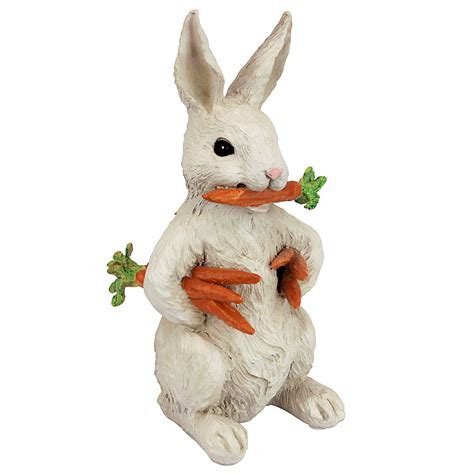Design Toscano EU1054 Carotene The Rabbit with Carrots Easter Decor ...