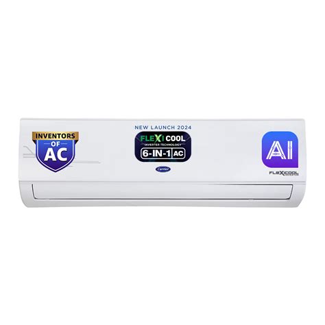 Carrier 2 Ton 5 Star AI Flexicool Inverter Split AC (Copper ...