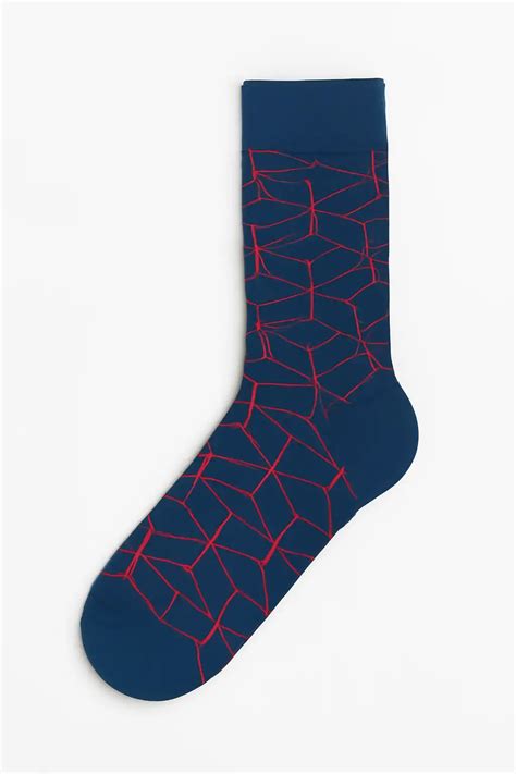 Smart Navy Blue Socks - SiATEX Blobal