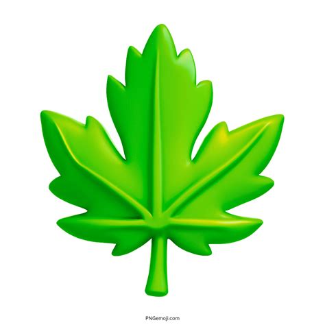 Maple Leaf Emoji Multicolor 3D PNG, ClipArt Collection – PNG Emoji