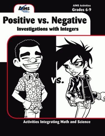 Positive Vs. Negative: Investigations with Integers Grades 6-9 : Amazon ...