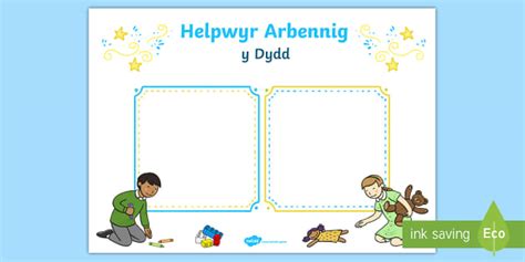 Helpwyr y Dydd Poster Arddangos (teacher made) - Twinkl