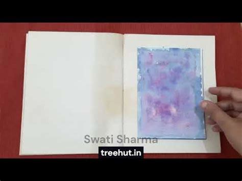 Art Ideas, Make textured backgrounds in water colour art