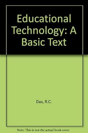 Buy Educational Technology: A Basic Text Book Online at Low Prices in ...