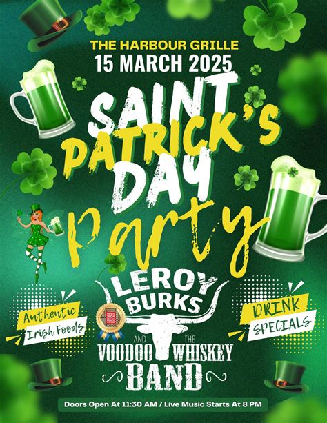 Saint Patrick’s Day Party at Harbour Grille, The Harbour Grille ...