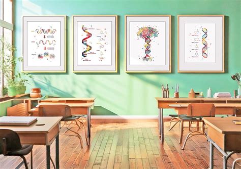 Handmade Watercolor DNA RNA Genetic Code Double Helix Tree of India | Ubuy
