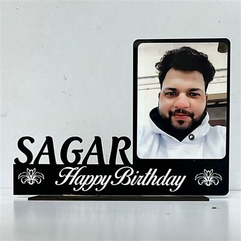 CHELNA Customized Rectangle Shape MDF Table Top Photo Stand Frame With ...