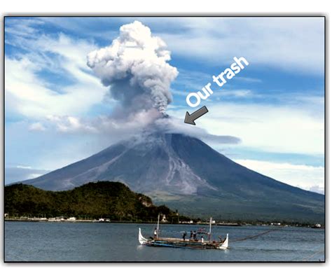 Image result for Exploding Trash Can Volcanoes