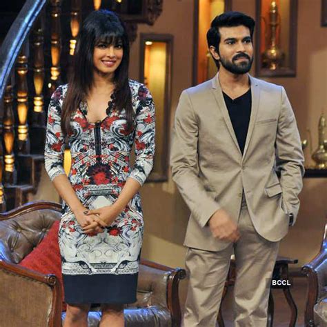 Priyanka Chopra with Upasana Singh during the promotion of the movie ...