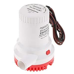 12V Automatic Submersible Boat Bilge Water Pump 2000GPH with Float ...