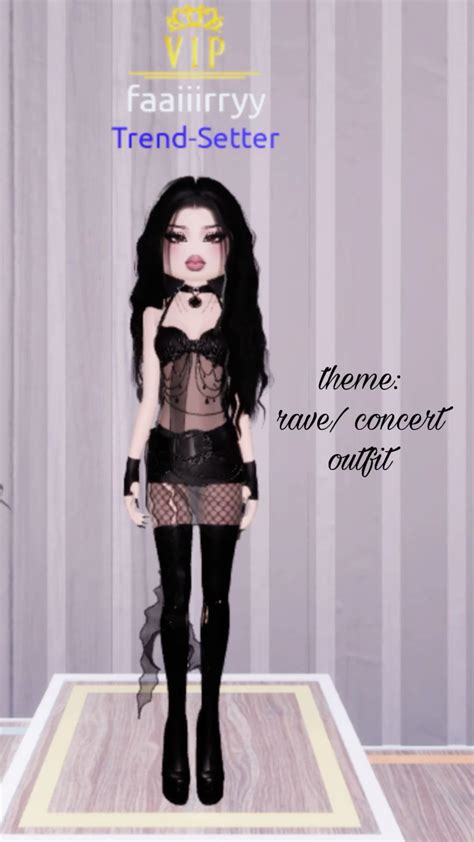 dress to impress theme: rave/ concert outfit | Dress to impress ...