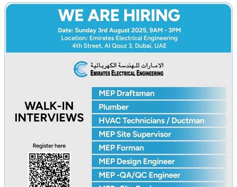 Al Rostamani Group Dubai Walk-in Interviews for MEP Draftsman, Plumber ...