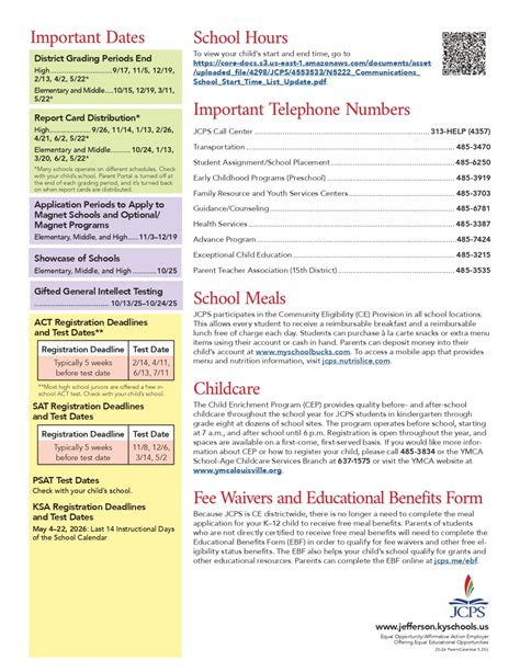 Jefferson County Public Schools ky Calendar 25-26 Revised [PDF] - EduCounty