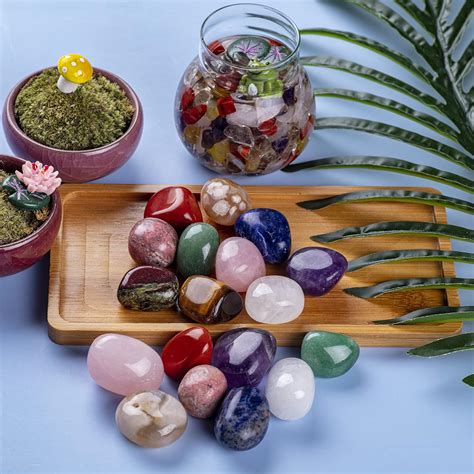 Buy UU UNIHOM Natural Polished Stones Assorted Polished High Energy ...