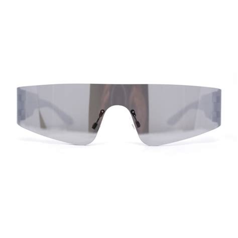 Retro 80s Futurist Robotic Narrow Shield Wrap Around | Ubuy India