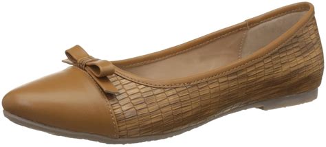 Buy BATA Women's Helga Brown Ballet Flats - 7 UK/India (40 EU)(5514357 ...
