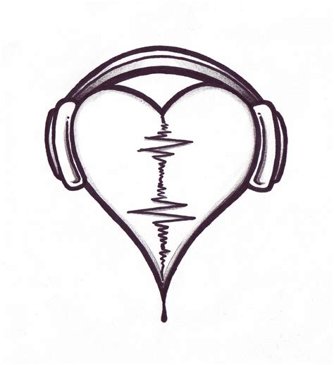 Lovely Heart Drawing