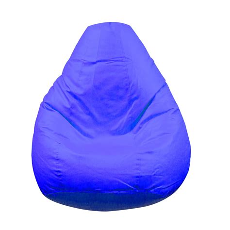 AdevWorld Large Cozy Bean bag With Bean Fillng ( Blue ) : Amazon.in