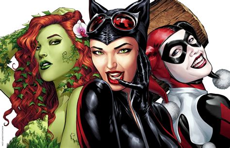 Gotham City Sirens: 4K Ultra HD Wallpaper Featuring Catwoman, Poison ...