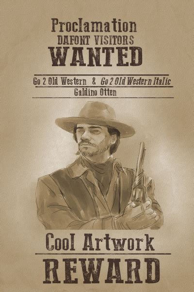 13 Free Wanted Poster Fonts · 1001 Fonts