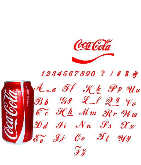 Coca Cola Font SVG - Digital Cut Files