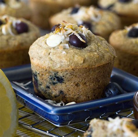 BEST Gluten-Free Blueberry Lemon Muffins | Naturally Sweetened
