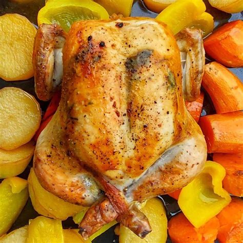Whole Roast Chicken with Herb Stuffing: A Sunday Special Feast