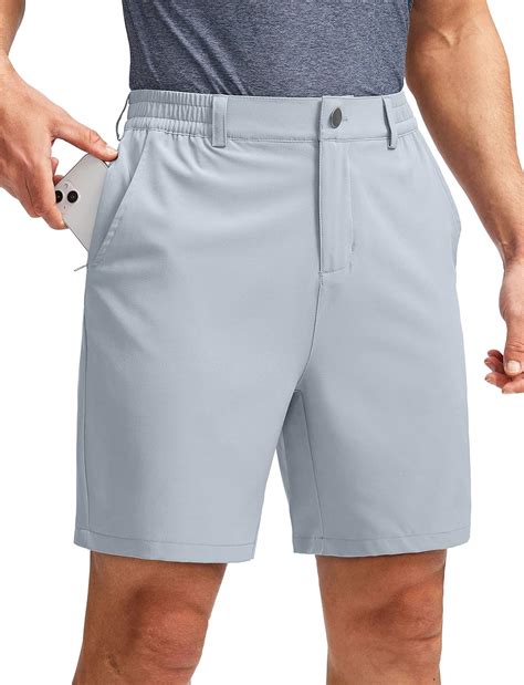 Amazon.com: Soothfeel Men's Golf Shorts with 5 Pockets 7 Inch Stretch ...