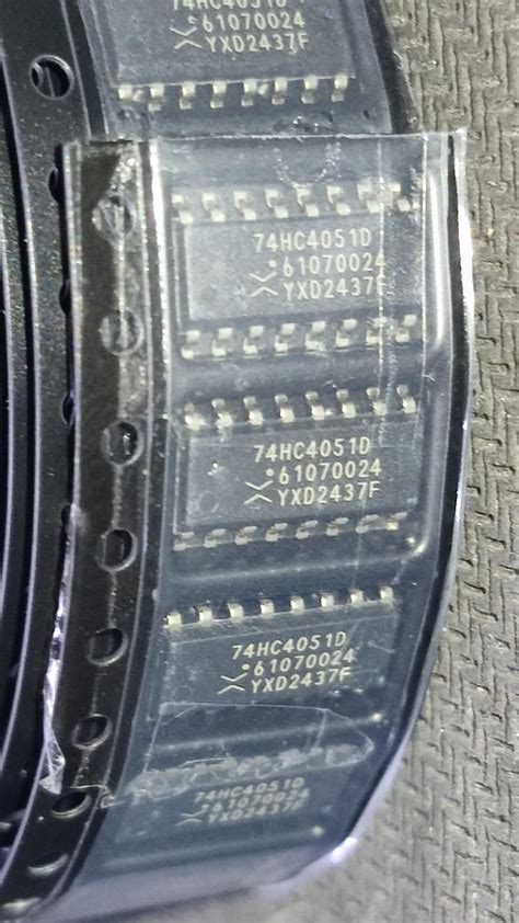 74HC4051 SOIC16 NEXPERIA SMD Mux/Demux 4051 ETA1294 – EMERGING TECHNOLOGIES