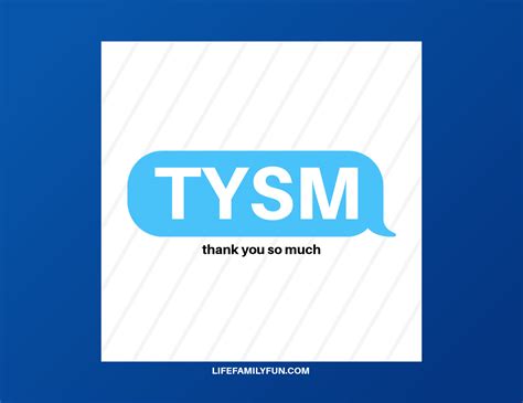 What Does THX/TY/TYSM Mean?