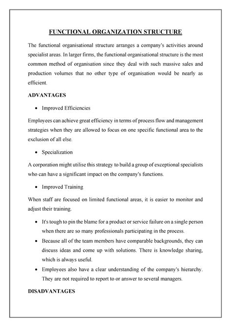 Functional Business Structure 的图像结果