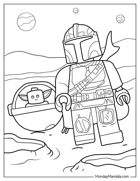 Lego Star Wars Christmas Coloring Pages