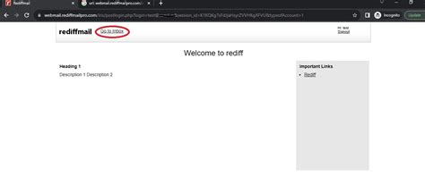 How To Login RediffMailPro:First time User - Tech G