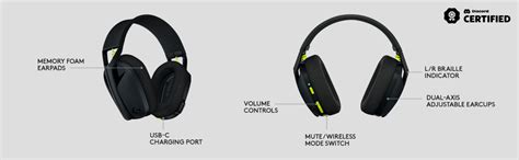 Logitech G435 Light Speed and Lightweight Gaming Bluetooth Wireless ...