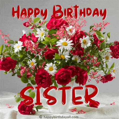 Best Happy Birthday Sister GIFs Free Download