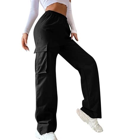 Petite Cargo Pants For Women High Waisted Trendy Lightweight Joggers ...