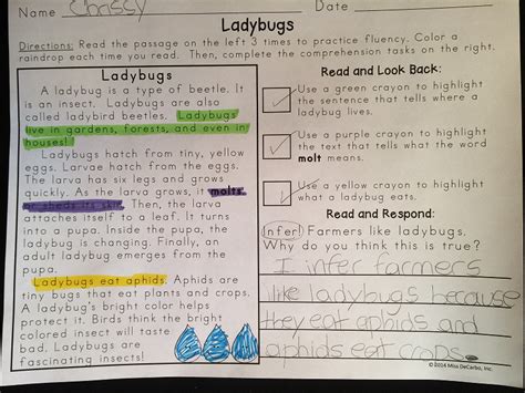 Image result for 2nd Grade Text Evidence Examples PDF