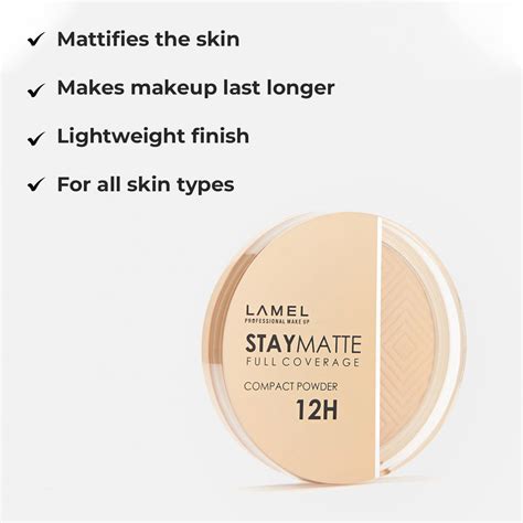 Shop LAMEL Stay Matte Compact Powder Online - HOK Makeup