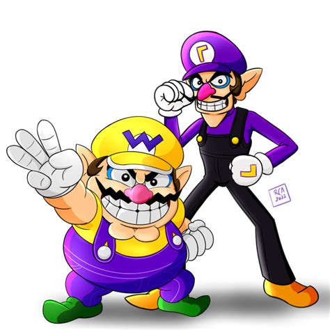ArtStation - Wario and Waluigi