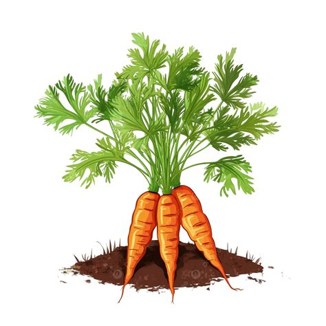Carrot Plant Gardening Png Illustration, Carrot, Plant, Nature PNG ...