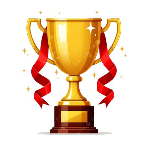 Elegant Gold Trophy Cup Award Championship Victory Symbol Sports ...