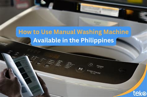 Image result for How To Use Manual Washing Machine
