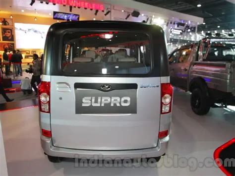 Body coloured rear bumper - Mahindra Supro customised version unveiled ...