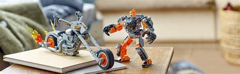 LEGO Marvel Ghost Rider Mech&Bike 76245 Building Toy Set (264 Pcs ...