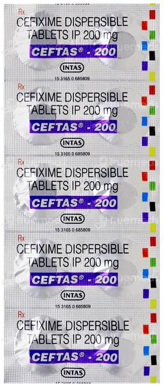 Ceftas 200 Tablet – Manage Bronchitis & Ear Infections