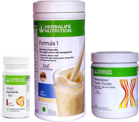 HERBALIFE Weight Loss Combo ( Afresh Energy Drink Mix - Elaichi Flavor ...