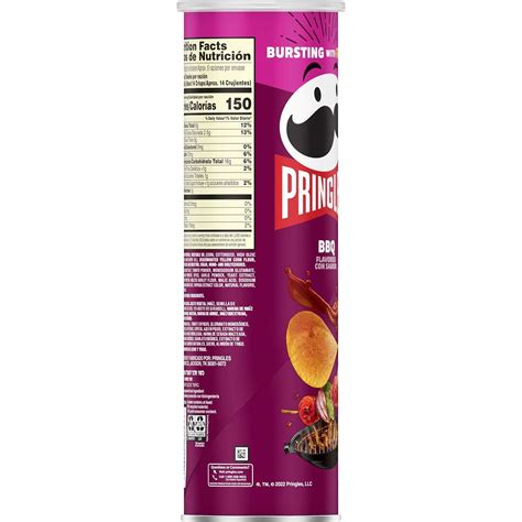 Pringles BBQ Flavor Potato Crisps - 5.5oz Can India | Ubuy